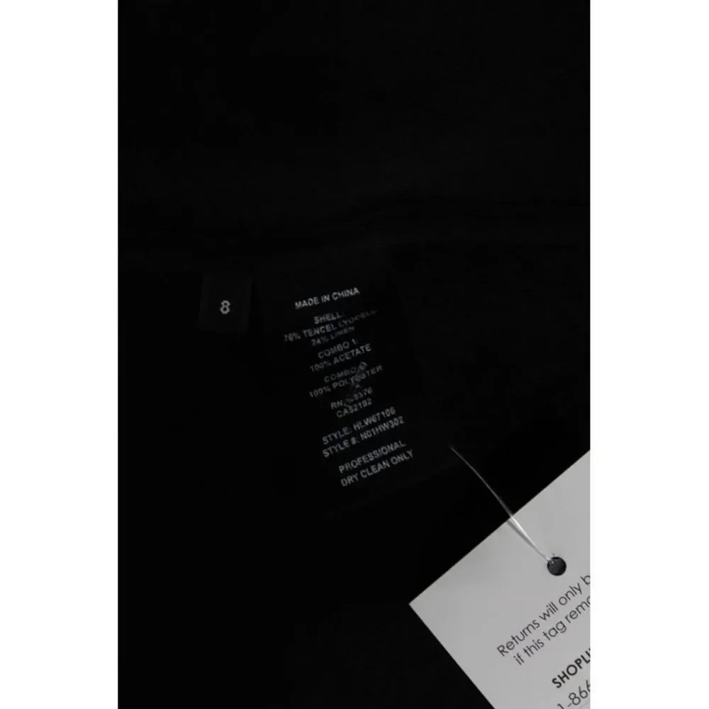 Helmut Lang Womens Black Maxi Skirt Size 8